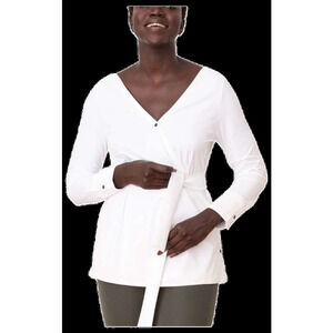 Suits You Wrap Blouse, NO BELT INCLUDED